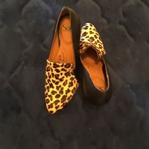 Leopard print heels
